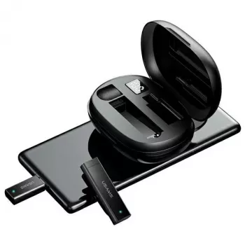 USAMS Ασύρματο Μικρόφωνο Lavalier ENC 2,4 GHz USB-C ZB243MKF01 (US-ZB243)