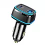 USAMS T43 33W PD3.0 QC3.0 Φορτιστής Τοίχου με Καλώδιο USB-C σε Lightning 1,2m Μαύρο