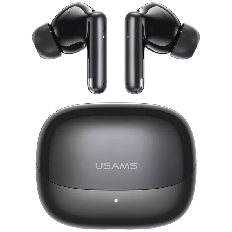 USAMS IF27 True Wireless Bluetooth Ακουστικά με ENC, IPX4, Μπαταρία 30h, Λευκό