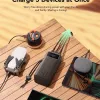 VEGER Powerbank Tank Boost PD QC3.0 5A 130W 56000 mAh μαύρο W5001C