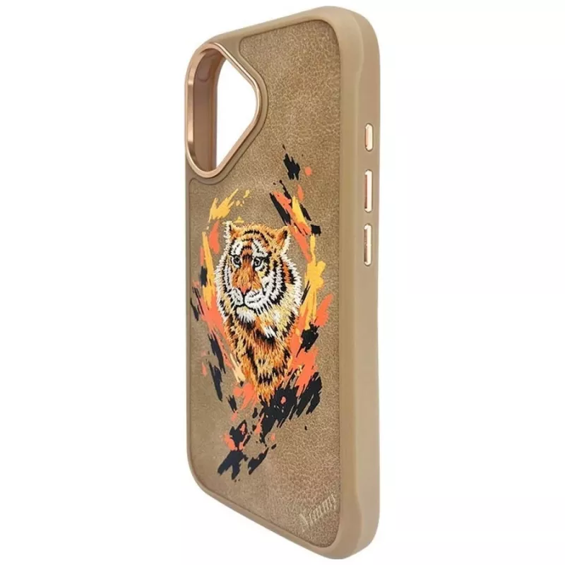 Nimmy Tygrys MagSafe Θήκη για iPhone 16 Ανοιχτό Καφέ