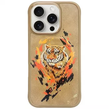 Nimmy Tygrys MagSafe Θήκη για iPhone 16 Pro Ανοιχτό Καφέ
