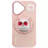 Nimmy Glasses Cool Cat MagSafe Θήκη για iPhone 16, Ροζ