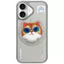 Nimmy Glasses Cool Cat MagSafe Θήκη για iPhone 16, Γκρι
