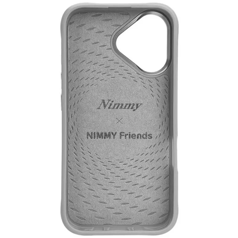 Nimmy Glasses Cool Cat MagSafe Θήκη για iPhone 16, Γκρι