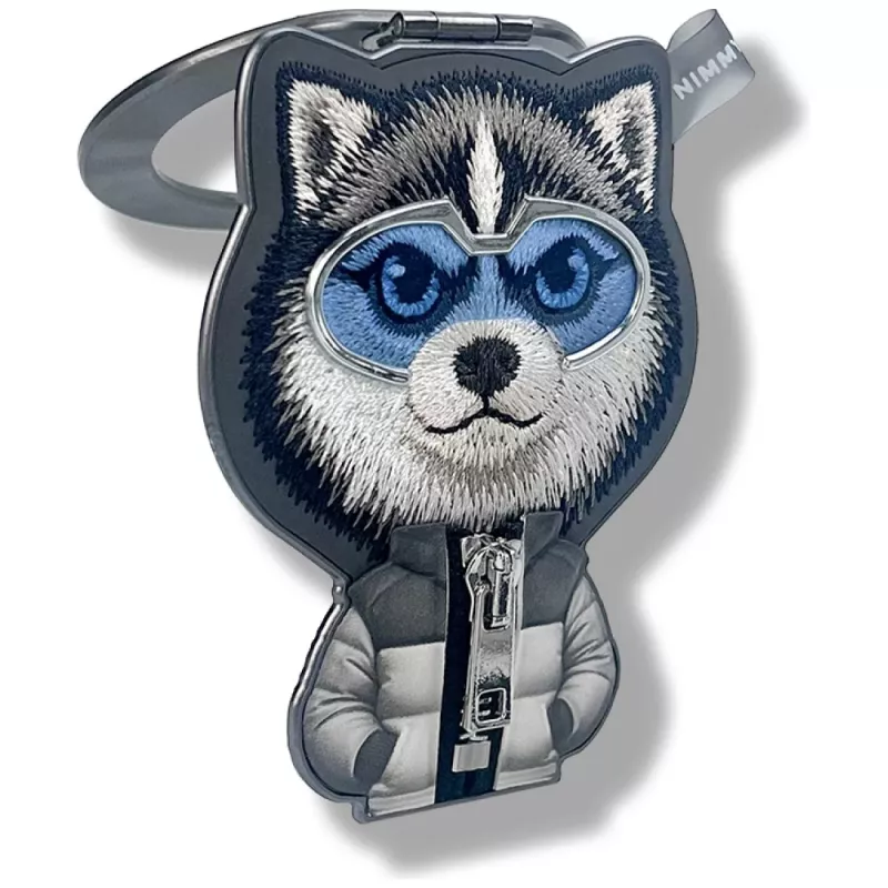 Nimmy Cool&Cute 2.0 Wolf Μαγνητικός Οργανωτής Καλωδίων Μαύρο