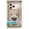 Nimmy Big Eyed Pet 2.0 Θήκη Cat για Apple iPhone 17 Pro, Μπεζ