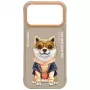 Nimmy Glasses Cool Dog Θήκη για iPhone 17 Pro, Μπεζ