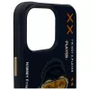Nimmy Cool&Cute 2.0 Monkey θήκη για Apple iPhone 15 Pro 6,1 ίντσες μαύρο
