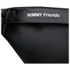 Nimmy Crossbody Bag Cool Dog with Glasses Μαύρο