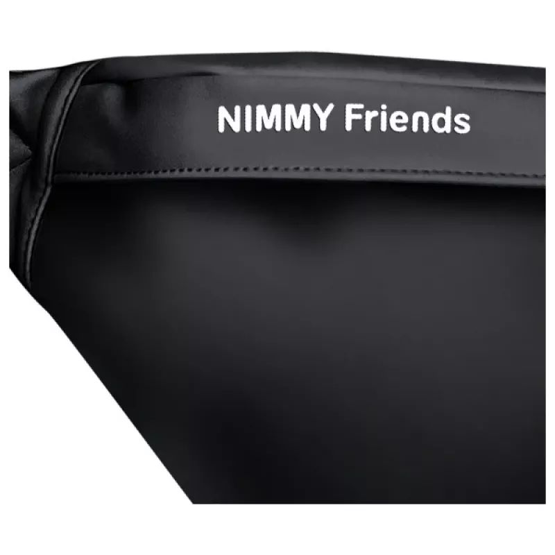 Nimmy Crossbody Bag Cool Dog with Glasses Μαύρο