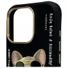 Nimmy θήκη για iPhone 16 Pro Max 6,9 ίντσες μαύρο Glasses Cool Dog