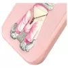Nimmy θήκη για iPhone 16 Pro 6,3 ίντσες ροζ Glasses Cool Cat