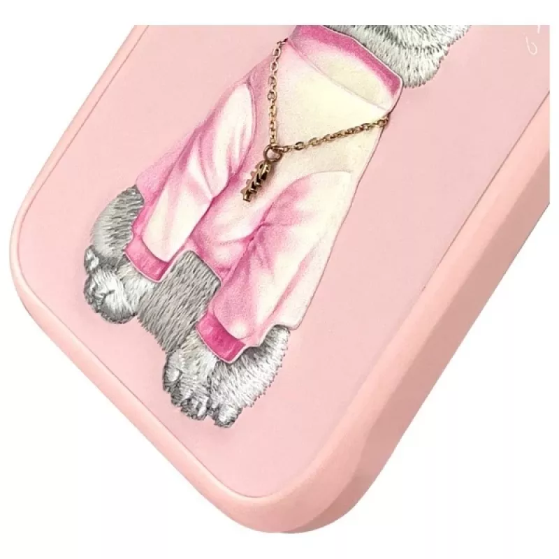 Nimmy θήκη για iPhone 16 Pro 6,3 ίντσες ροζ Glasses Cool Cat