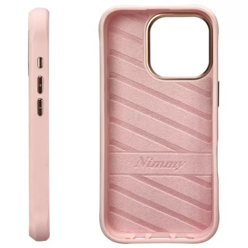 Nimmy Glasses Cool Cat θήκη πλάτης για Apple iPhone 16 Pro Max 6,9 ίντσες ροζ