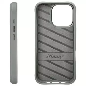 Nimmy Προστατευτική Θήκη για Apple iPhone 16 Pro Max 6,9 ίντσες Γκρι Glasses Cool Cat Graphic