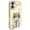 Nimmy Θήκη για iPhone 16 6,1 ίντσες Χακί Cool&Cute 2.0 Cat