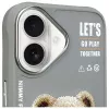 Nimmy Cool&Cute 2.0 Bear Θήκη για Apple iPhone 16 6,1 ίντσες Γκρι