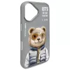 Nimmy Cool&Cute 2.0 Bear Θήκη για Apple iPhone 16 6,1 ίντσες Γκρι