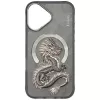 Nimmy Dragon MagSafe Θήκη για iPhone 16 - Γκρι