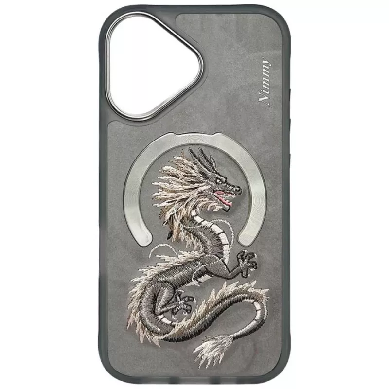 Nimmy Dragon MagSafe Θήκη για iPhone 16 - Γκρι