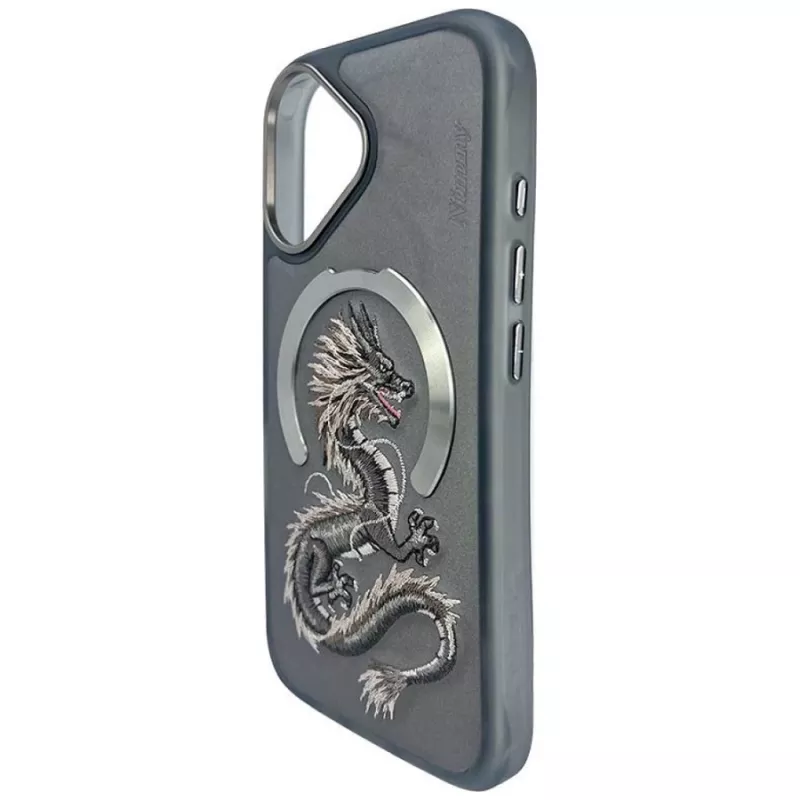 Nimmy Dragon MagSafe Θήκη για iPhone 16 - Γκρι