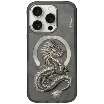 Nimmy Dragon MagSafe Θήκη για iPhone 16 Pro Γκρι