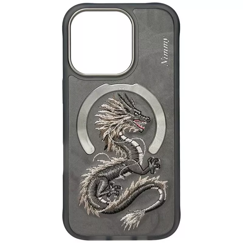 Nimmy Dragon MagSafe Θήκη για iPhone 16 Pro Γκρι