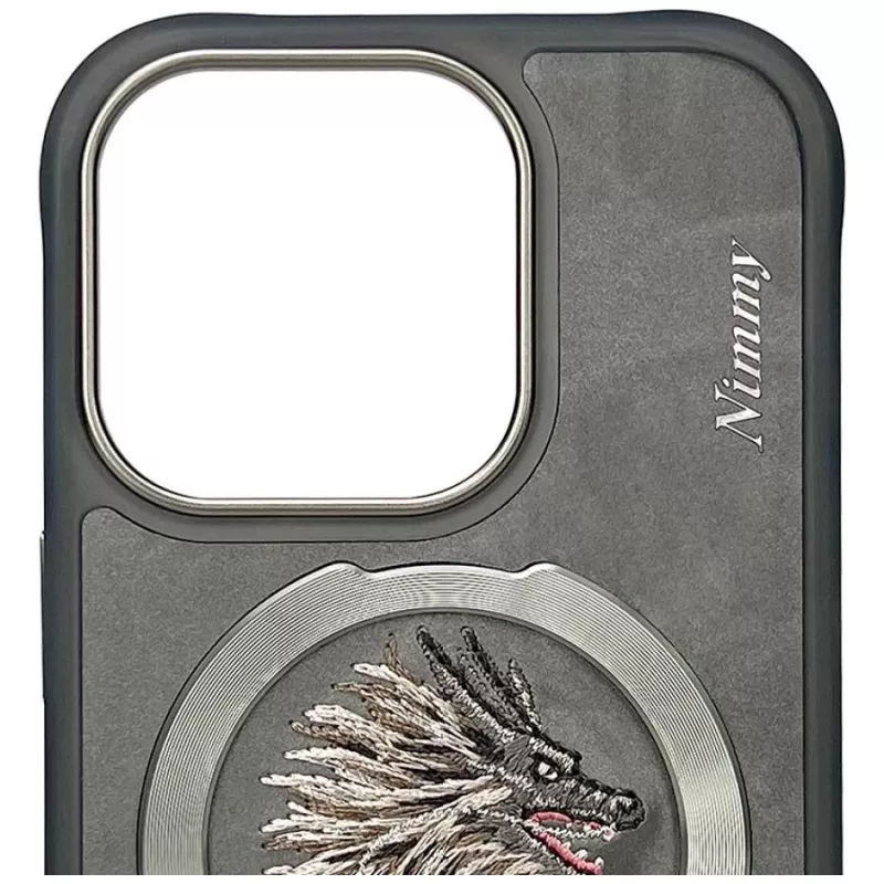 Nimmy Dragon MagSafe Θήκη για iPhone 16 Pro Γκρι