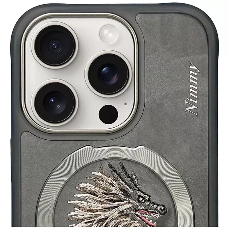 Nimmy Dragon MagSafe Θήκη για iPhone 16 Pro Max Γκρι