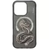 Nimmy Dragon MagSafe Θήκη για iPhone 16 Pro Max Γκρι