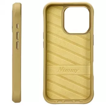 Nimmy BigEyed Pet 2.0 Cat Θήκη για Apple iPhone 16 Pro 6,3 ίντσες Χακί