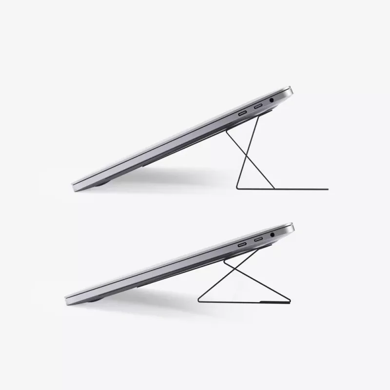 MOFT Αυτοκόλλητη Βάση Laptop Γκρι