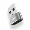 Dudao L16AC Προσαρμογέας USB-A σε USB-C - Space Gray