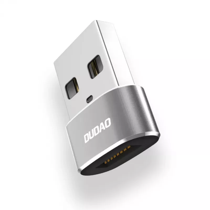 Dudao L16AC Προσαρμογέας USB-A σε USB-C - Space Gray