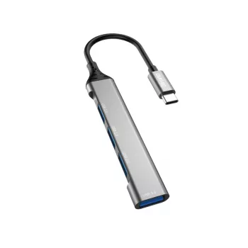 Dudao A16T Hub USB-A 4 Θυρών USB 2.0 Μαύρο