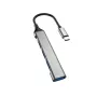 Dudao A16T Hub USB-A 4 Θυρών USB 2.0 Μαύρο
