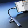 Dudao A16T Hub USB-A 4 Θυρών USB 2.0 Μαύρο