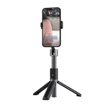 Dudao F18 Bluetooth Selfie Stick με Τρίποδο 110 cm Μαύρο