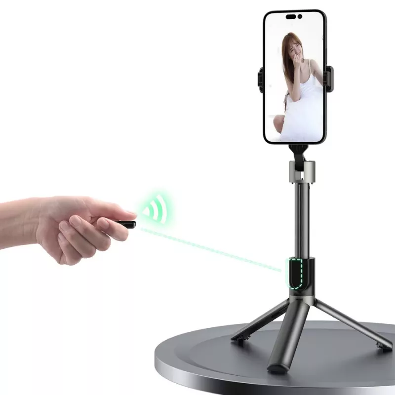 Dudao F18 Bluetooth Selfie Stick με Τρίποδο 110 cm Μαύρο