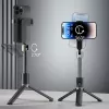 Dudao F18 Bluetooth Selfie Stick με Τρίποδο 110 cm Μαύρο