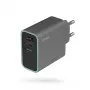 CUKTECH CUKAD653EUGR 65W GaN Φορτιστής Τοίχου 3 Θυρών USB-C & USB-A - Γκρι