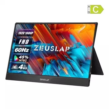 ZEUSLAP Z15ST Φορητή οθόνη με οθόνη αφής 15,6 ιντσών Full HD IPS