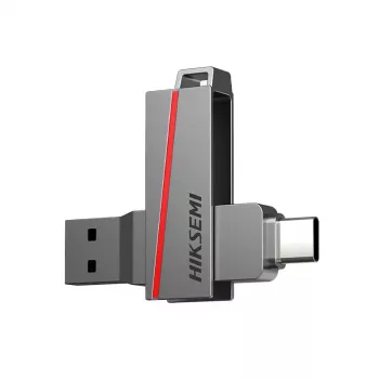 HIKSEMI CLE USB 64 GB E307C U3 Dual USB 3.2 και USB Type-C Γκρι