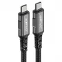 ACEFAST C1-09 καλώδιο USB-C σε USB-C USB4 PD3.1 5A 1m - γκρι/μαύρο