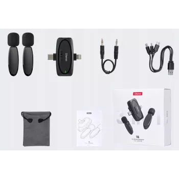 Ulanzi V6 Kit Ασύρματης Μετάδοσης Ήχου - USB-C + Lightning
