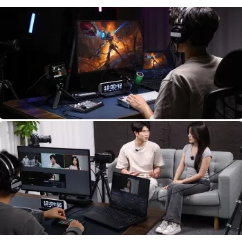ULANZI D005 DD02 Audio Mixer Κάρτα ήχου για Live-Streaming, Podcasting, Gaming