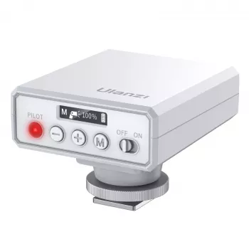 Ulanzi F12 GN12 RGB LED Video Light με προσαρμογέα Cold Shoe, 2500K-9000K, 6W, 2000mAh, Λευκό