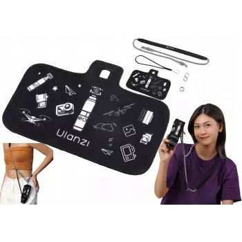 ULANZI CO71 Hard Shell Storage Bag για DJI Osmo Pocket 3 με λουρί λαιμού