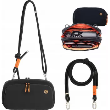 ULANZI YY08 Sling Bag για κάμερα, κονσόλα παιχνιδιών, Μαύρο
